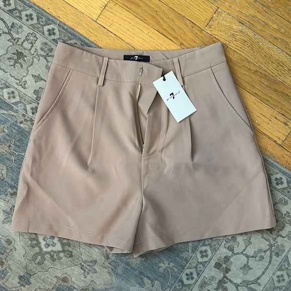 NWT 7 for all mankind trouser shorts - Picture 1 of 3